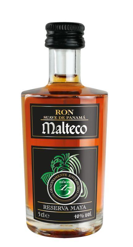 Malteco 15 Jahre Rum aus Panama Miniatur mit 40,0%